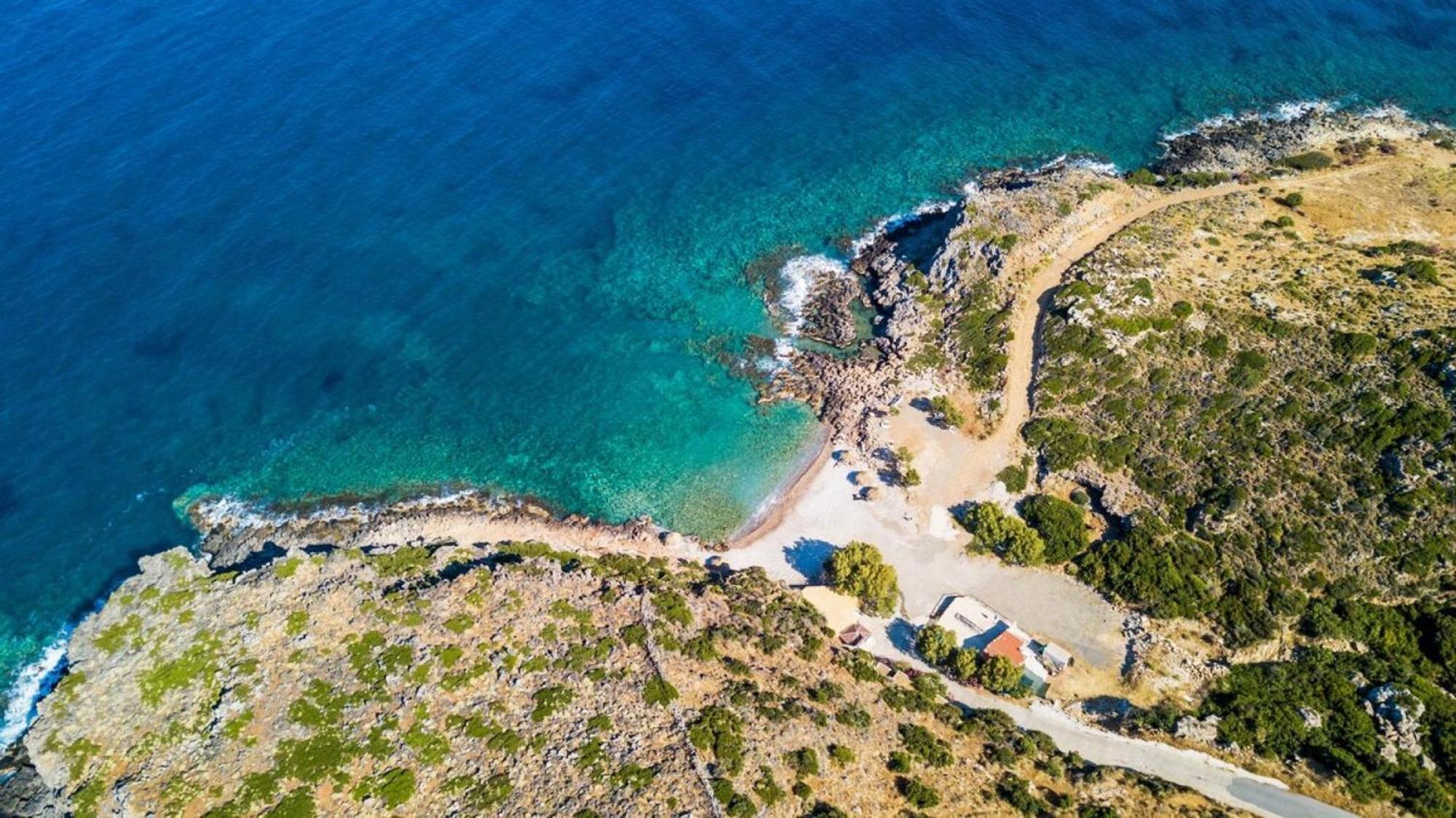 Villa Akrolithos With Private Pool Ханья Экстерьер фото